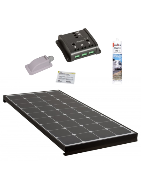 PACK ANTARION BLACK BOOSTER 170W panneau solaire Camping Car