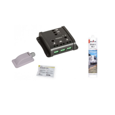 PACK ANTARION BLACK BOOSTER 170W Seul Panneau solaire Camping Car + Kit de pose solaire avec Régulateur de Charge