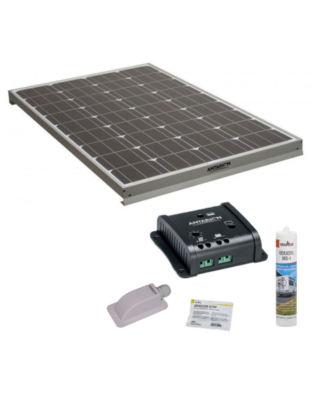 Pack Panneau Solaire 120W Camping-car + Régulateur Solaire SC10