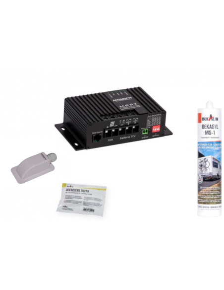 Pack ANTARION Panneau Solaire 120W + Régulateur Solaire MPPT10