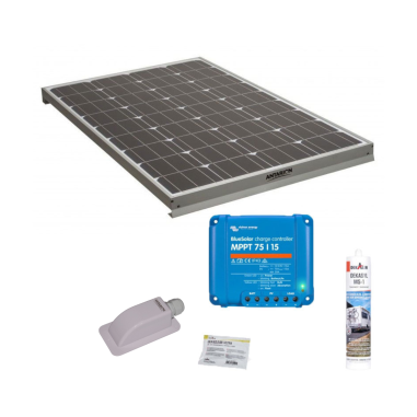 Pack ANTARION Panneau Solaire 120W + Régulateur Solaire Victron 15A