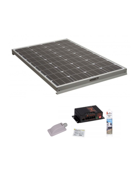 Pack ANTARION Panneau solaire 120W + Kit de pose solaire  MPPT10A