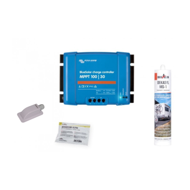 Pack 2x Panneaux solaire 120W + Kit de pose  Victron MPPT 440W 30A