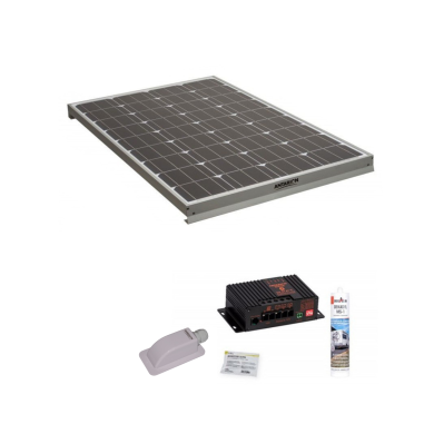 Pack ANTARION Panneau solaire 140W + kit de pose solaire MPPT10A