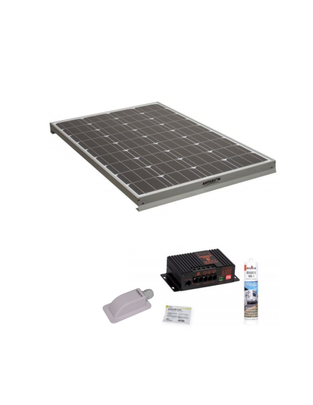 Pack ANTARION Panneau solaire 140W + kit de pose solaire MPPT10A