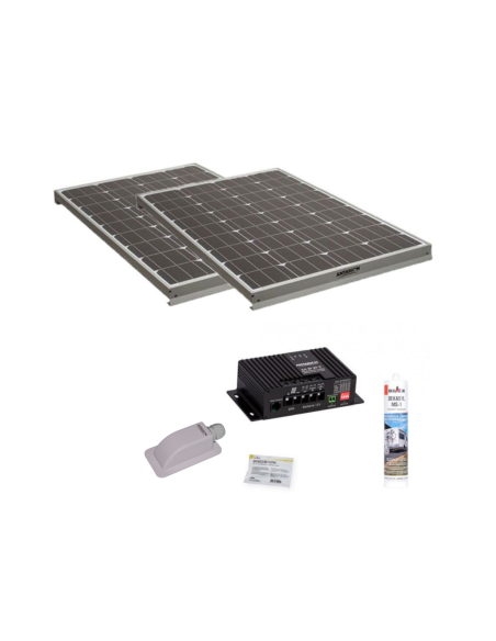 Pack ANTARION 2x Panneaux solaire 140W + Régulateur MPPT 320W 20A