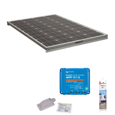 Pack ANTARION Panneau solaire 140W + régulateur  VICTRON MPPT 220W 15A