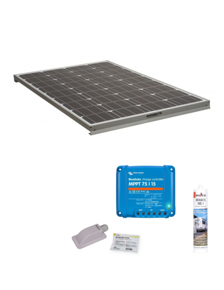 Pack ANTARION Panneau solaire 140W + régulateur  VICTRON MPPT 220W 15A