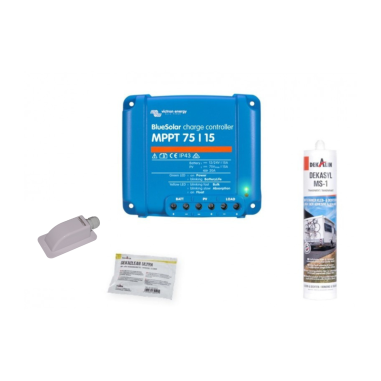 Pack ANTARION Panneau solaire 140W + régulateur  VICTRON MPPT 220W 15A