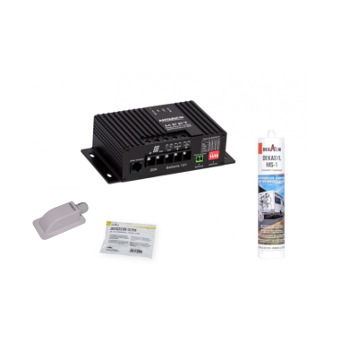 Pack 2x Panneaux Solaires 140W + Kit de pose Solaire avec Régulateur