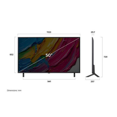 LG TV QNED 4K - 50QNED80A6A