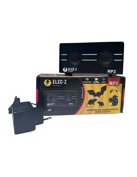 RP2 Répulsif Ultrasons Anti Rongeurs Rats Souris Chauve Souris EFFICACE