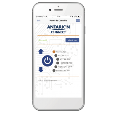 ANTARION Antenne Auto G6+ Connectée Compact avec Démodulateur TNTSAT
