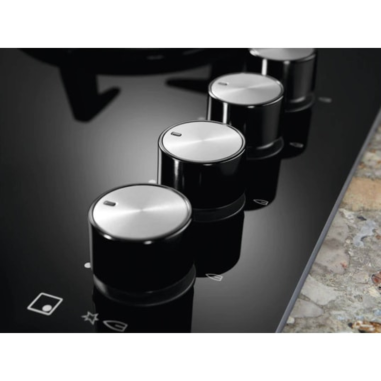 ELECTROLUX Table de cuisson gaz noire Commandes StepPower