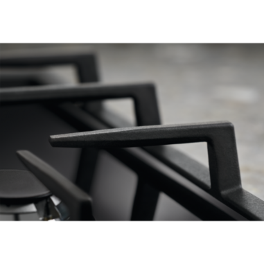 ELECTROLUX Table de cuisson noire à gaz 5 Brûleurs