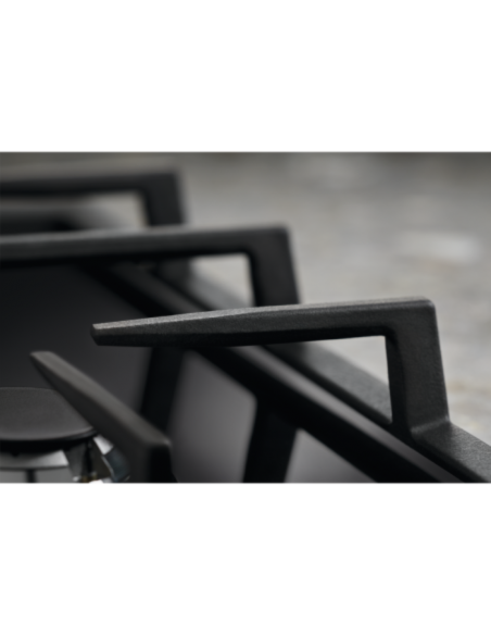 ELECTROLUX Table de cuisson noire à gaz 5 Brûleurs