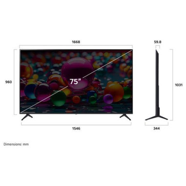 LG TV LED 4K - 75UA75006LA