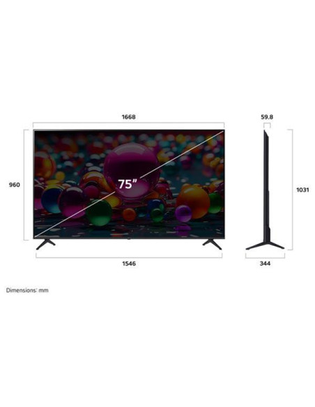 LG TV LED 4K - 75UA75006LA