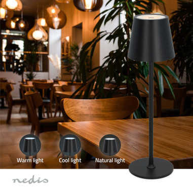 Nedis LTOUT05BK Lampe LED de table