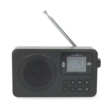Nedis RDFM2225BK Radio FM