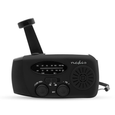 Nedis RDFMCR2000BK Radio d'urgence
