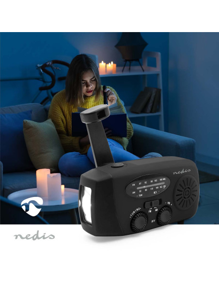 Nedis RDFMCR2000BK Radio d'urgence