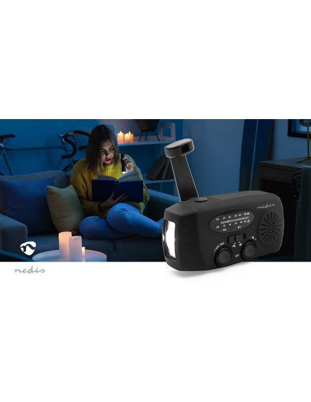 Nedis RDFMCR2000BK Radio d'urgence
