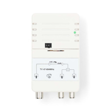 Nedis SAMP42222WT Amplificateur CATV