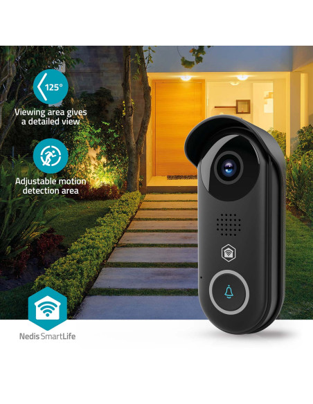 Nedis WIFICDP11BK Vidéophone SmartLife