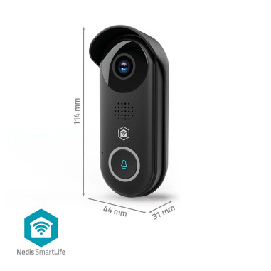 Nedis WIFICDP11BK Vidéophone SmartLife