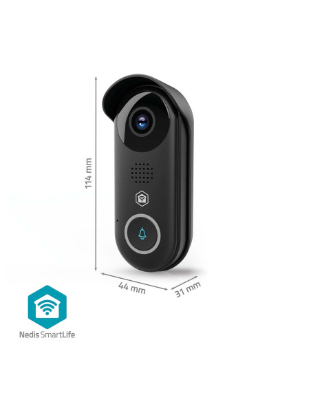 Nedis WIFICDP11BK Vidéophone SmartLife