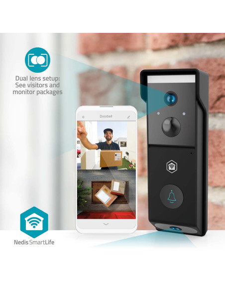 Nedis WIFICDP31BK Vidéophone SmartLife