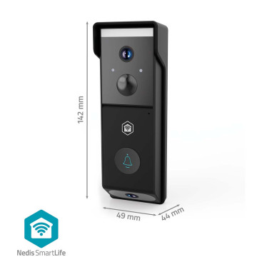 Nedis WIFICDP31BK Vidéophone SmartLife