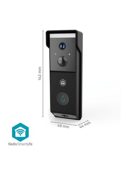 Nedis WIFICDP31BK Vidéophone SmartLife