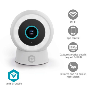 Nedis WIFICO14CWT Caméra extérieure SmartLife