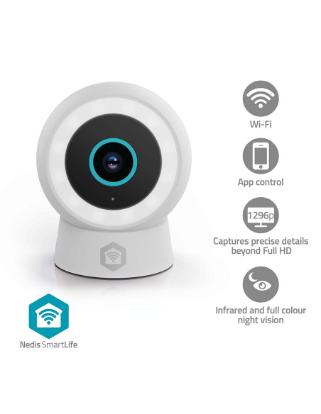 Nedis WIFICO14CWT Caméra extérieure SmartLife