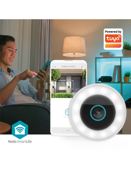 Nedis WIFICO15CWT Caméra extérieure SmartLife