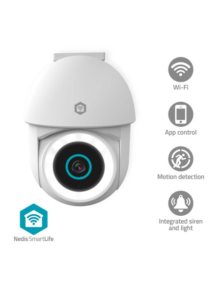 Nedis WIFICO22CWT Caméra extérieure SmartLife