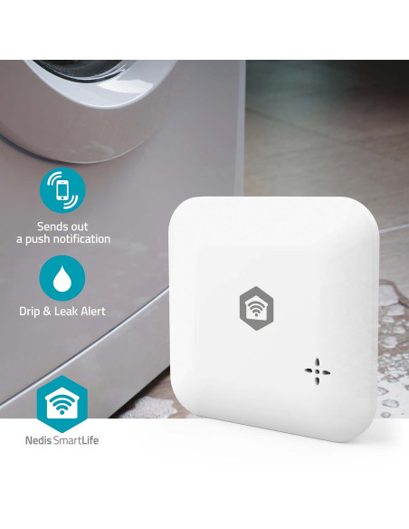 Nedis WIFIDW11WT SmartLife Détecteur d'eau
