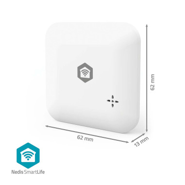 Nedis WIFIDW11WT SmartLife Détecteur d'eau