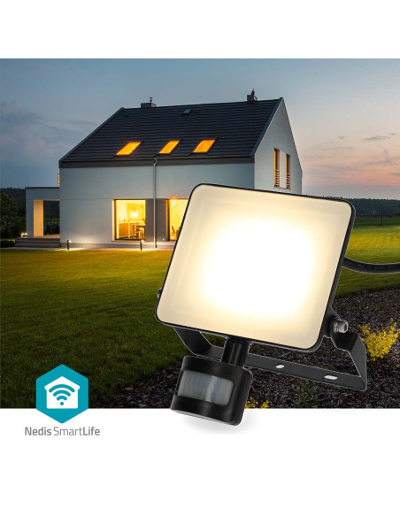 Nedis WIFILOFS21FBK Lampe d'extérieur Smartlife