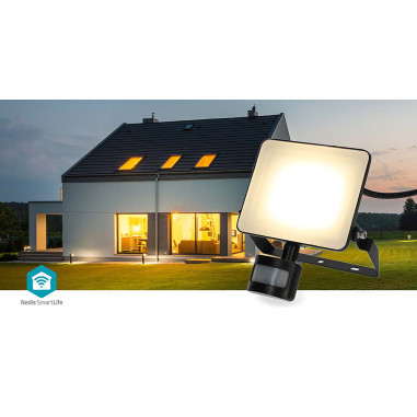 Nedis WIFILOFS21FBK Lampe d'extérieur Smartlife