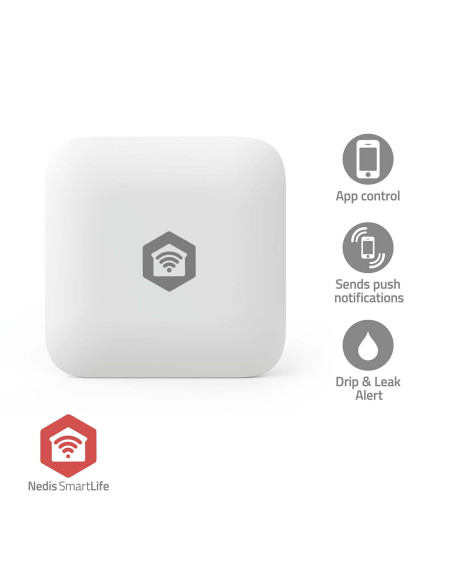 Nedis ZBSW11WT SmartLife Détecteur d'eau