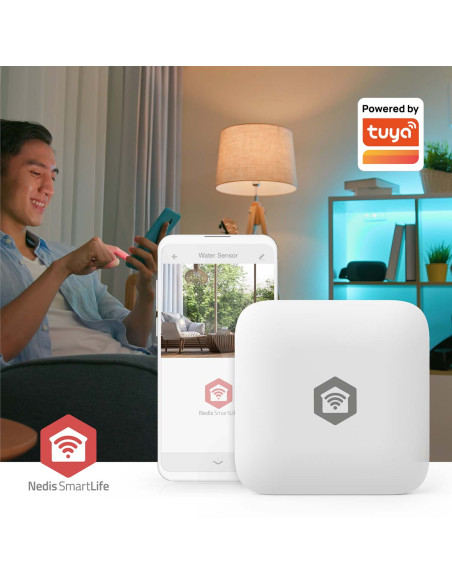 Nedis ZBSW11WT SmartLife Détecteur d'eau
