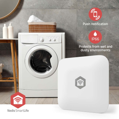 Nedis ZBSW11WT SmartLife Détecteur d'eau