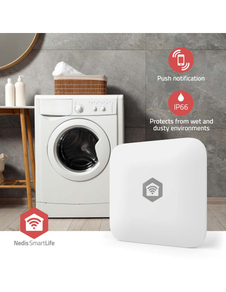 Nedis ZBSW11WT SmartLife Détecteur d'eau