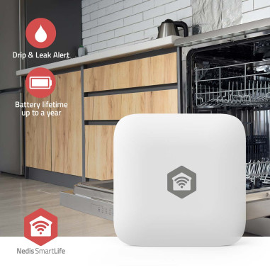 Nedis ZBSW11WT SmartLife Détecteur d'eau