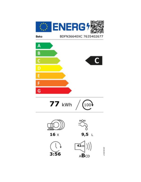 BEKO Lave-vaisselle BDFN36640XC