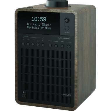 REVO 641149 SuperSignal DAB+ / FM / Bluetooth Combo Radio Walnut-Black