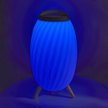 Nedis SPBT35810WT Haut parleur Bluetooth avec lumière d'ambiance